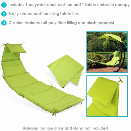 Hanging chaise lounger clearance replacement cushion