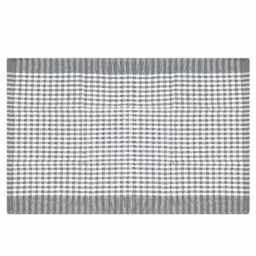 Wrapables 100% Cotton Kitchen Dish Towels (Set of 3), Gray Perspective: back