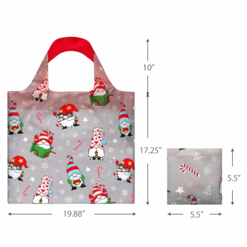 Holiday reusable on sale shopping bags