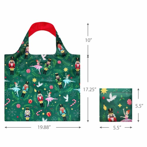 Reusable shopping bags christmas clearance