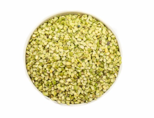 Aiva Moong Split With Husk (Green Mung Bean Split) 4 lb Perspective: back