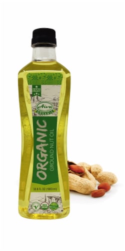 Aiva Organic Peanut Oil 33.8 fl oz Perspective: back