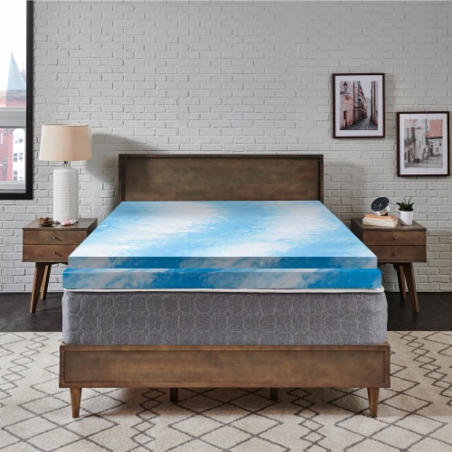 Sealy 3 Inch SE GEO Topper With Cover - Queen Perspective: back