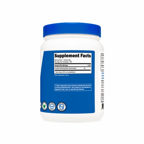 Nutricost® Creatine Monohydrate Powder (5000 mg) Perspective: back