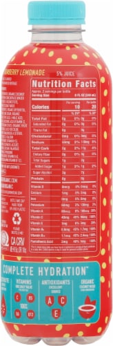 Roar® Organic Strawberry Lemonade Perspective: back
