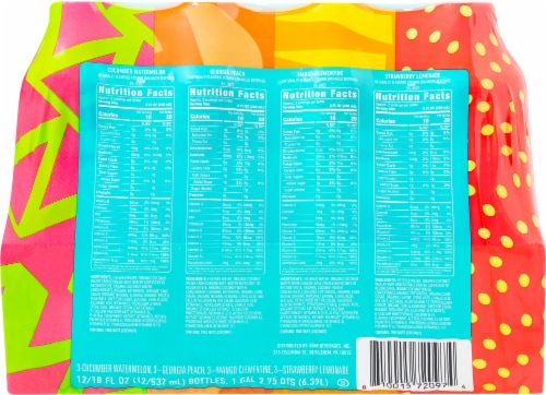 Roar Complete Hydration Organic Flavored Electrolyte Drink Variety Pack Perspective: back
