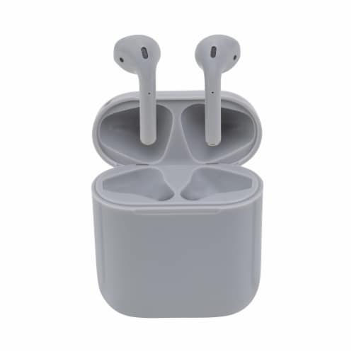 Airplus Wireless Bluetooth Earphones with Accessories Bundle - Gray Perspective: back
