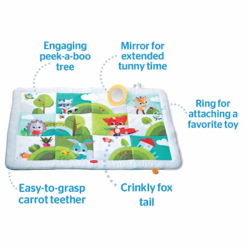 Tiny Love Super Mat - Large Baby Play Mat Perspective: back
