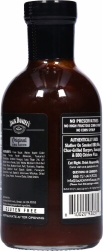 Jack Daniel's® Old No. 7 Original BBQ Sauce Perspective: back