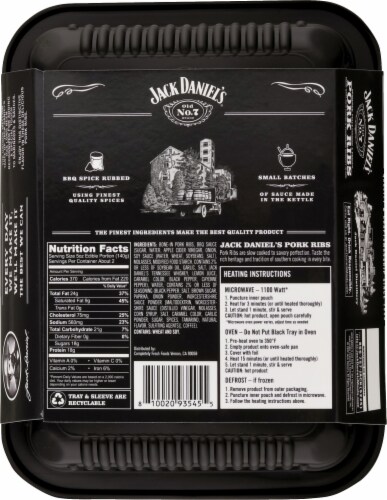 Jack Daniel's® Pre Cut Pork Ribs Perspective: back