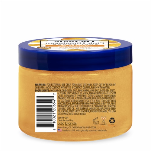 Dr Teal's Pink Himalayan Glow & Radiance Salt Citrus Scrub Perspective: back