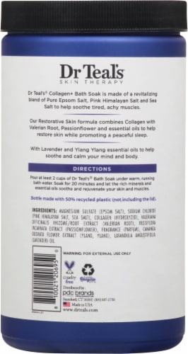 Dr Teal's Skin Therapy Collagen+ Bath Soak Perspective: back