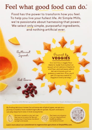 Simple Mills® Pop Mmms™ Pizza Baked Snack Crackers Perspective: back