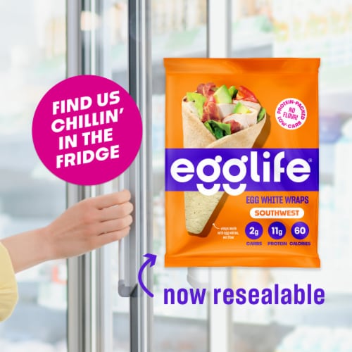Egglife Southwest Style Egg White Wraps Perspective: back