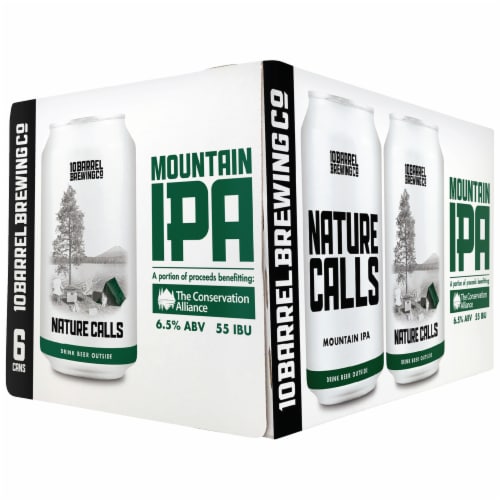 10 Barrel Brewing Co. Nature Calls Mountain IPA Perspective: back