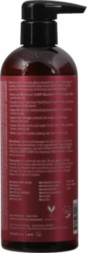 Pura d'or® Professional Apple Cider Vinegar Thin2Thick™ Shampoo Perspective: back