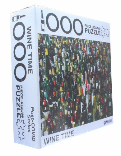 Wine Time Puzzle 1000 Piece Jigsaw Puzzle Perspective: back