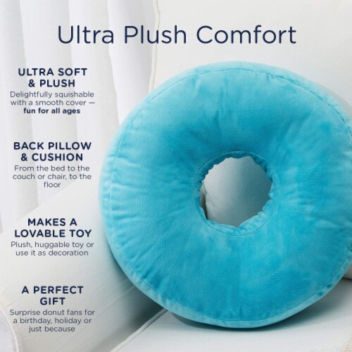 Cheer Collection Super Soft Microplush Doughnut Pillow and Seat Cushion for Kids and Adults Perspective: back