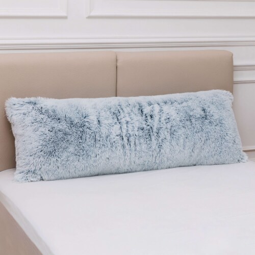 Cheer Collection Long Hair Shaggy Body Pillow 20 x 54, 1 - Kroger