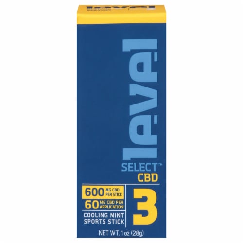 Level Select™ CBD Cooling Mint Sports Stick Perspective: back