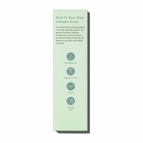 Rael Gentle Foaming Feminine Wash Fragrance Free Perspective: back