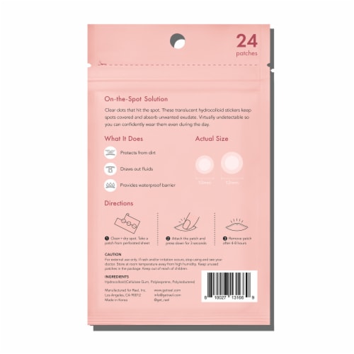 Rael Beauty Miracle Patch Invisible Spot Cover Perspective: back