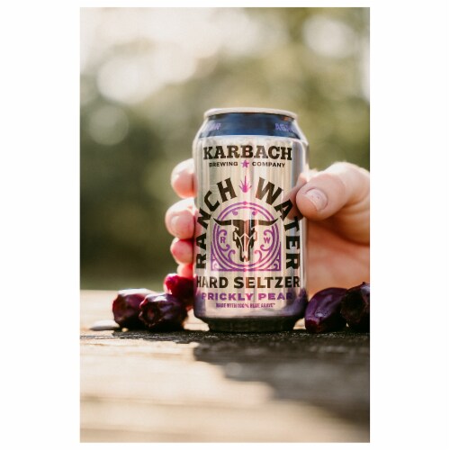 Karbach Brewing Company Prickly Pear Ranch Water Perspective: back