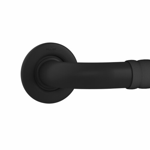 PULSE ShowerSpas ErgoSafetyBar Matte Black Perspective: back