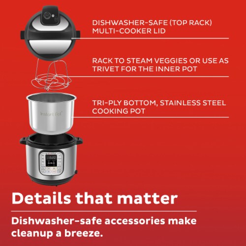 Instant Pot® Duo™ Mini 3-quart Multi-Use Pressure Cooker Perspective: back