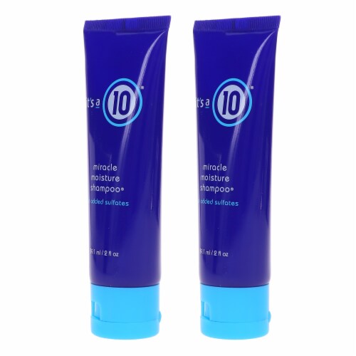It's A 10 Miracle Moisture Shampoo 2 oz 2 Pack Perspective: back