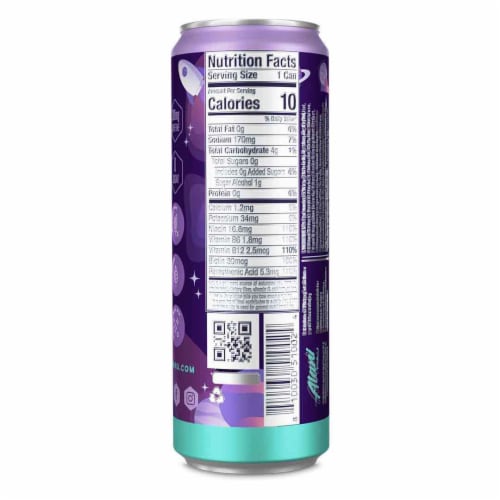 Alani NU Cosmic Stardust™ Energy Drink Can Perspective: back