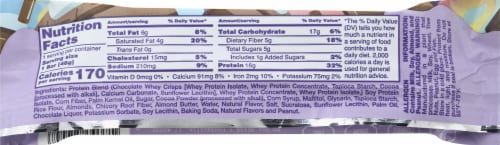 Alani NU Chocolate Cake Protein Bars Perspective: back