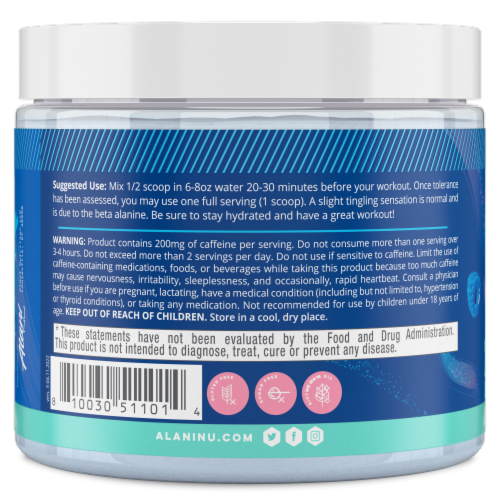 Alani NU Breezeberry™ Pre-Workout Perspective: back