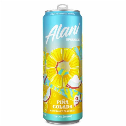 Alani NU Pina Colada Sparkling Water Perspective: back