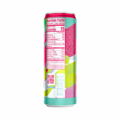 Alani Nu Cherry Twist Energy Drink Perspective: back