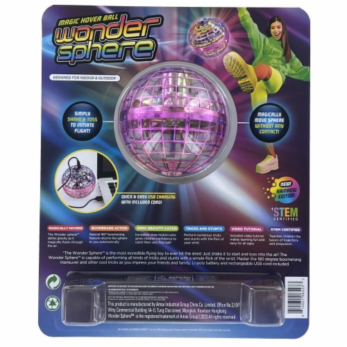 Wonder Sphere Magic Hover Ball (Assorted Colors) - Crazy Gray Ghost