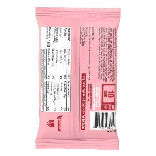 Legendary Foods™ Strawberry Protein Pastry Case Perspective: back