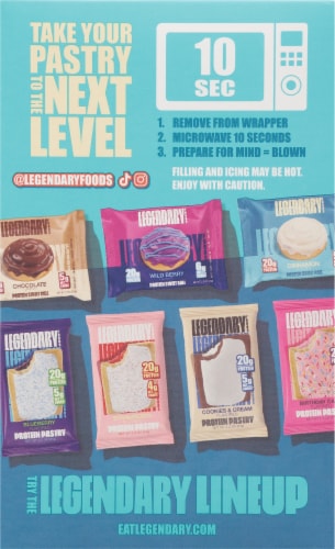 Legendary Foods™ Brown Sugar Cinnamon Protein Pastry Perspective: back