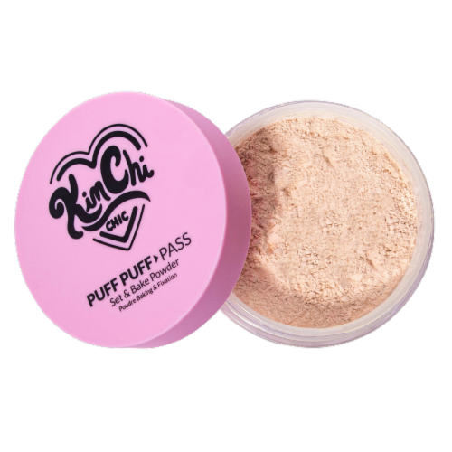 KimChi Chic Beauty Puff Puff Pass Set & Bake Powder - Translucent Perspective: back