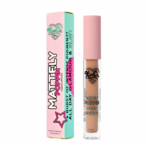 KimChi Chic Beauty Mattely Poppin Liquid Lipstick - Yaass Perspective: back