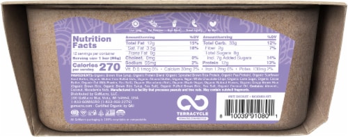 GoMacro® White Chocolate and Macadmia Nuts MacroBar® Perspective: back