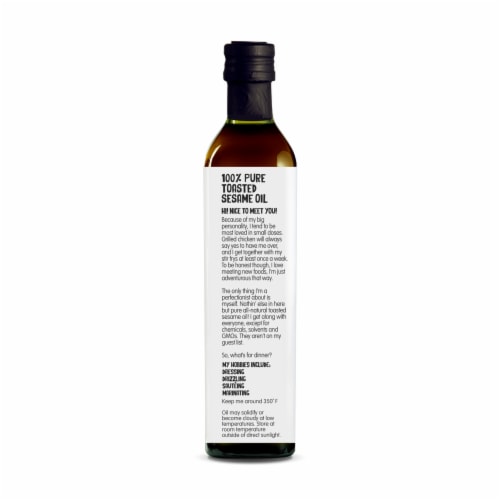 Oi! 100% Pure Toasted Sesame Oil Perspective: back