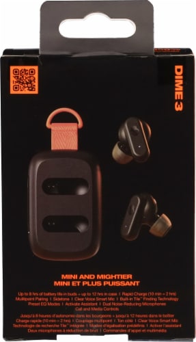 Skullcandy® Dime 3 True Wireless In-Ear Earbuds - Black Perspective: back