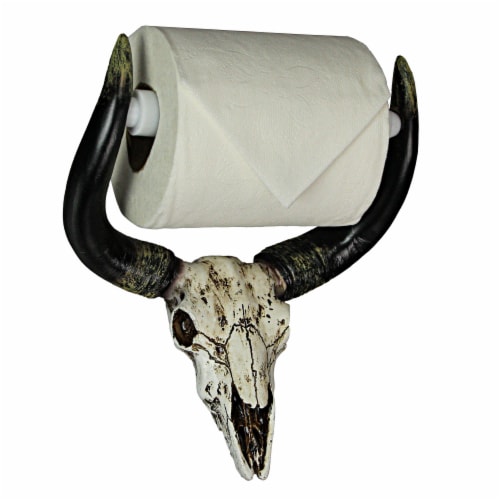 Skull paper outlet towel holder
