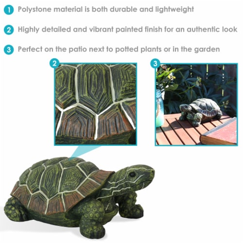 tortoise lawn statue