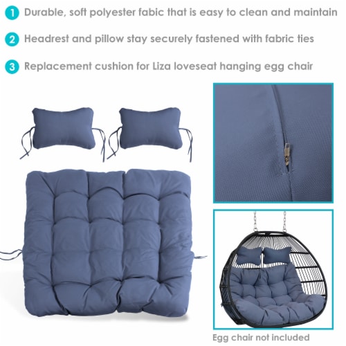 Outdoor egg 2025 loveseat