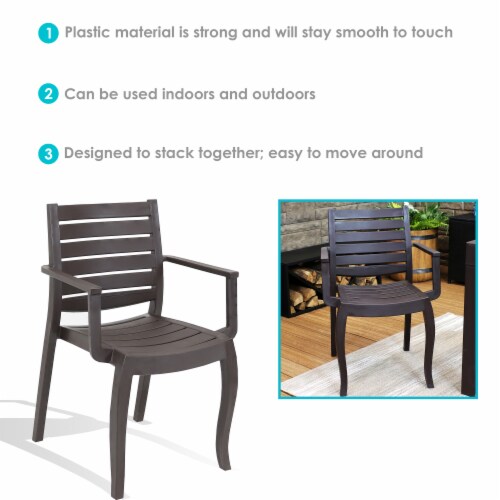 Supreme plastic shop garden chairs