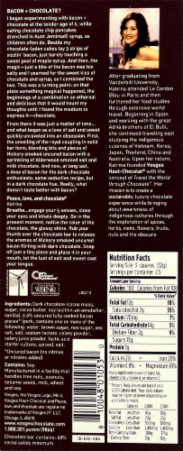 Vosges® Haut-Chocolat Mo's Dark Bar With Bacon Perspective: back