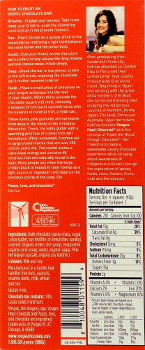 Vosges® Haut-Chocolat Pink Himalayan Crystal Salt Caramel Bar Perspective: back