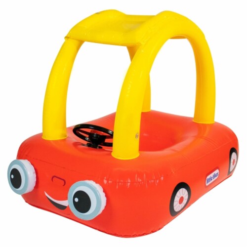 PoolCandy® Little Tikes® Cozy Coupe® Ride-On Inflatable Pool Float Perspective: back